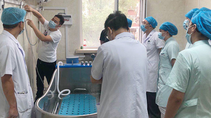 秀人网
引进先进设备助力烧伤患者治疗