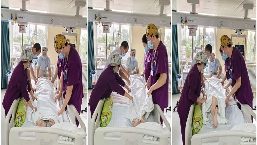 技术新突破！秀人网
重症医学科首例俯卧位通气助力患者重生